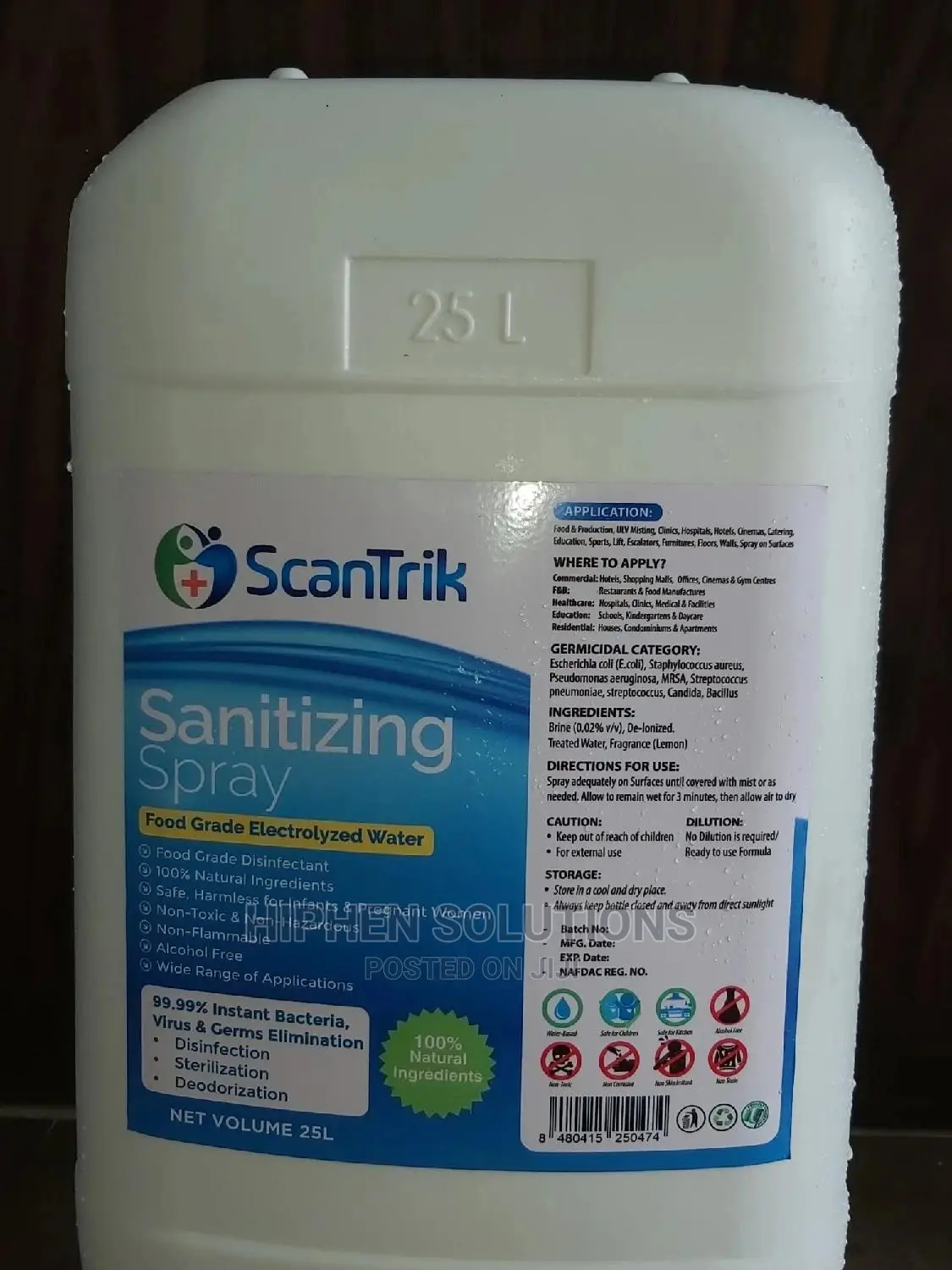 Sanitizer Spray For Hands And Surfaces