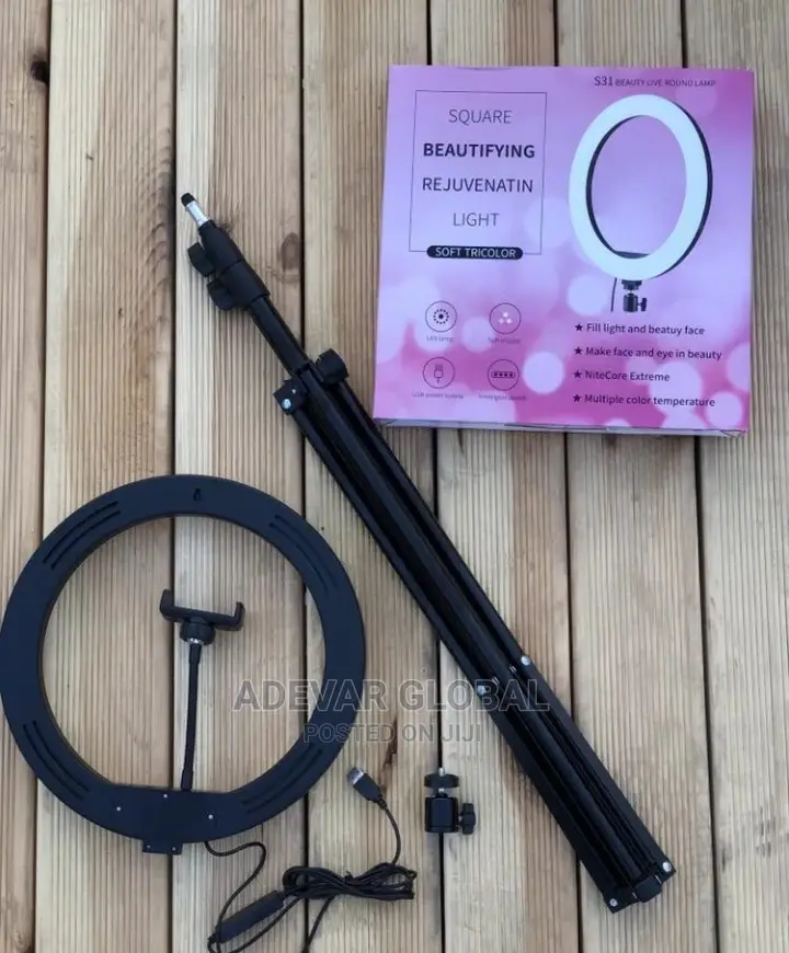 12 Inches Led Ring Light With Stand and Phone Holder