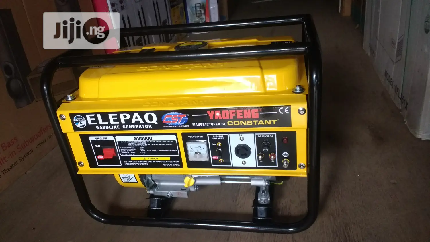 Elepaq Constant 4.5kva Manual Full Copper Generator (Sv6800)