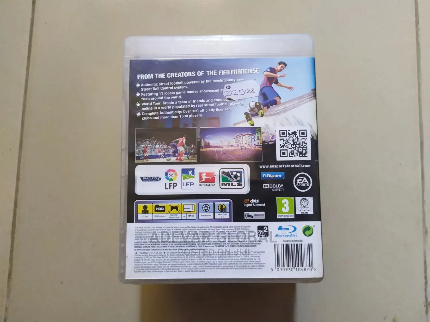 Playstation 3 Fifa Street Ps3 Game Disc