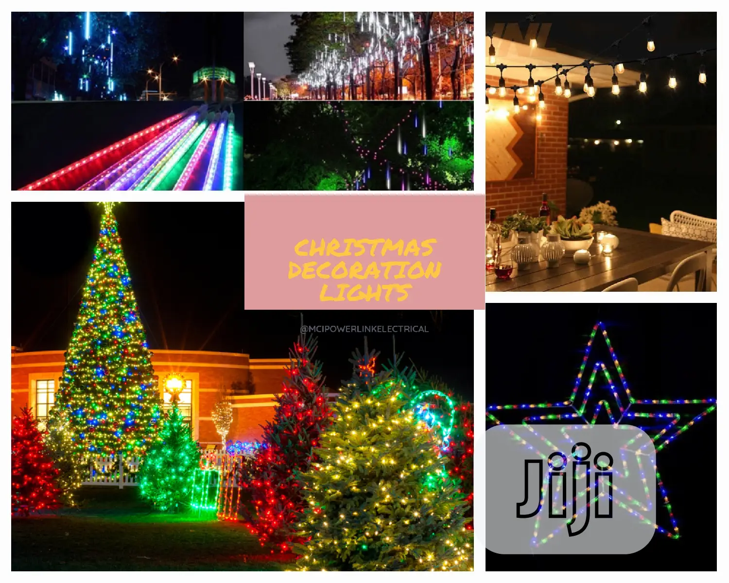 Christmas Light Decorations, Waterfall, Star , String Light,