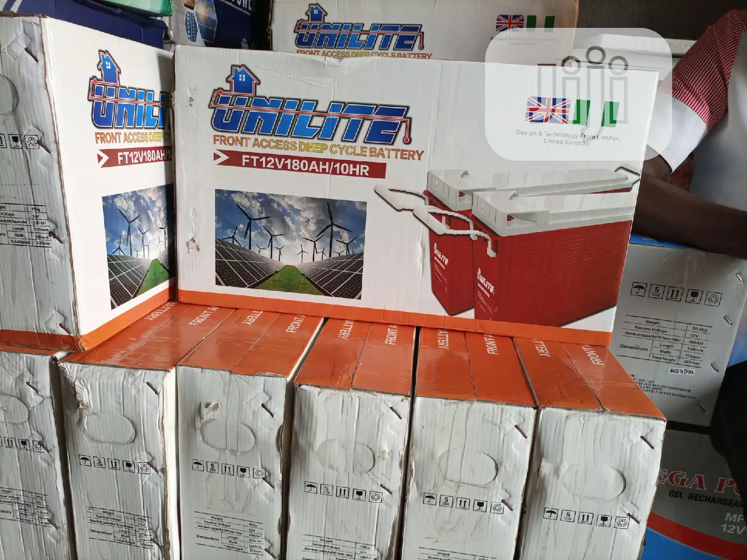 180ah 12v Unilite Solar Battery