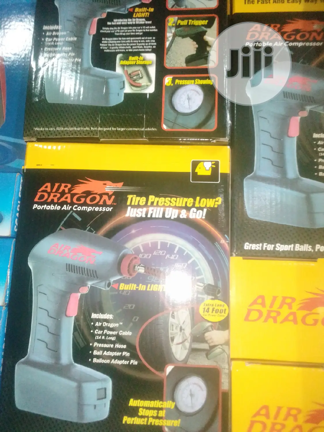 Car Van Tire Air Compressor Inflator Pump