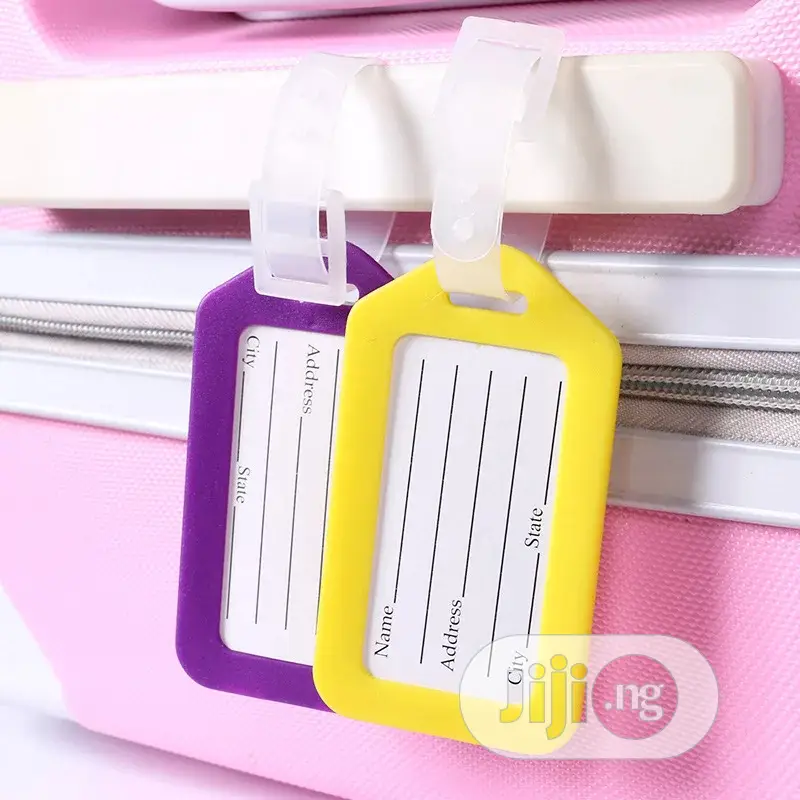 Luggage Tags Plastic Suitcase Id Address Holder Baggage 40p