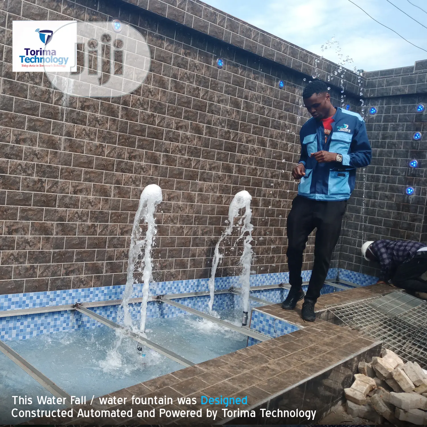 Installation Of Water Fountain