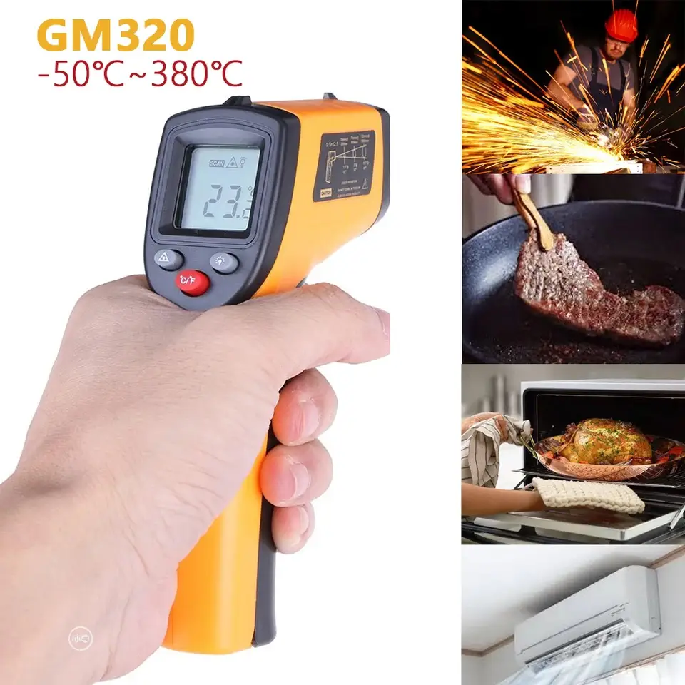Gun Type Industrial Digital Non Contact Portable Temperature