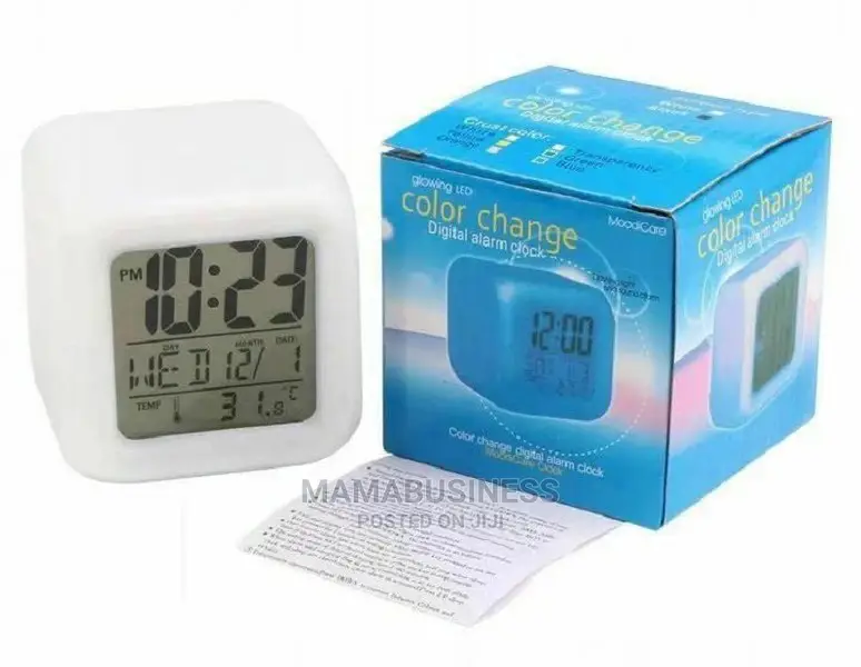 Colour Changing Led Digital Alarm Clock