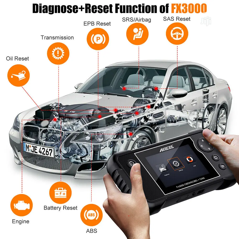 Ancel Fx3000 Car Scanner Abs Engine Oil Reset BMS Epb Sas
