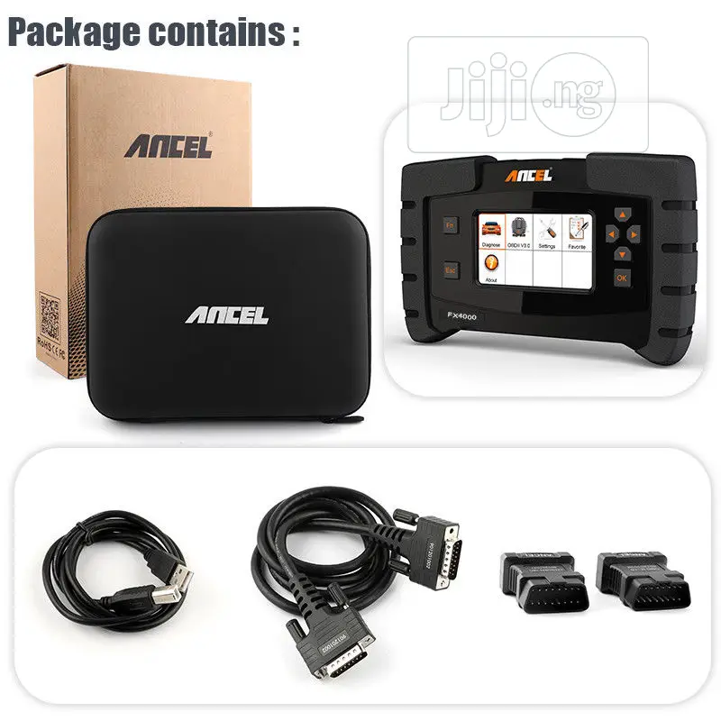 Ancel FX4000 Full System Car Scanner Engine ABS Airbag SRS