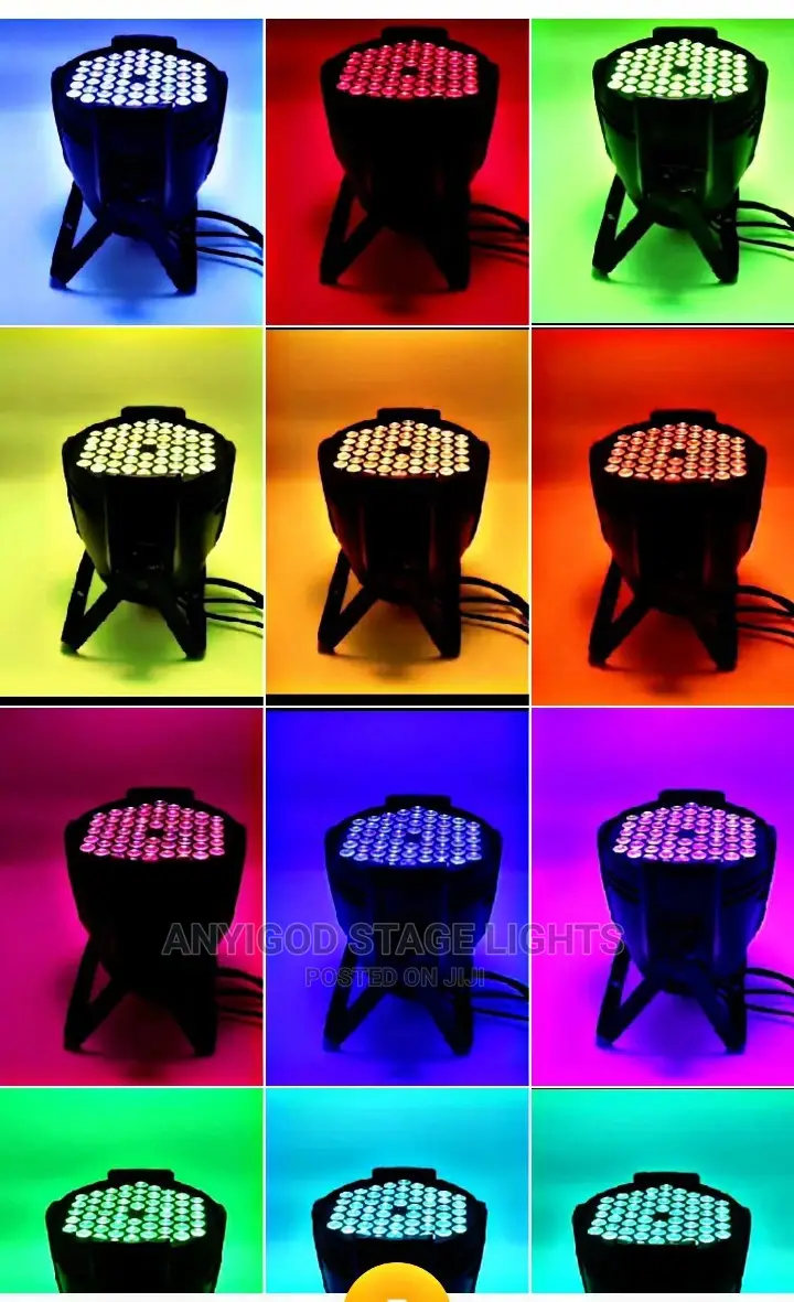 Durable and Very Bright 60*3W Stage Light With 4 Cables