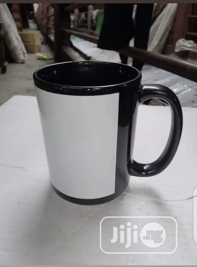 15oz Black Coated Mug