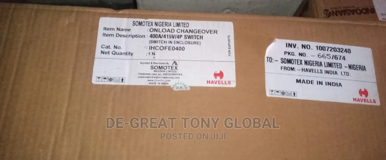400amps Havells Onload Changeover