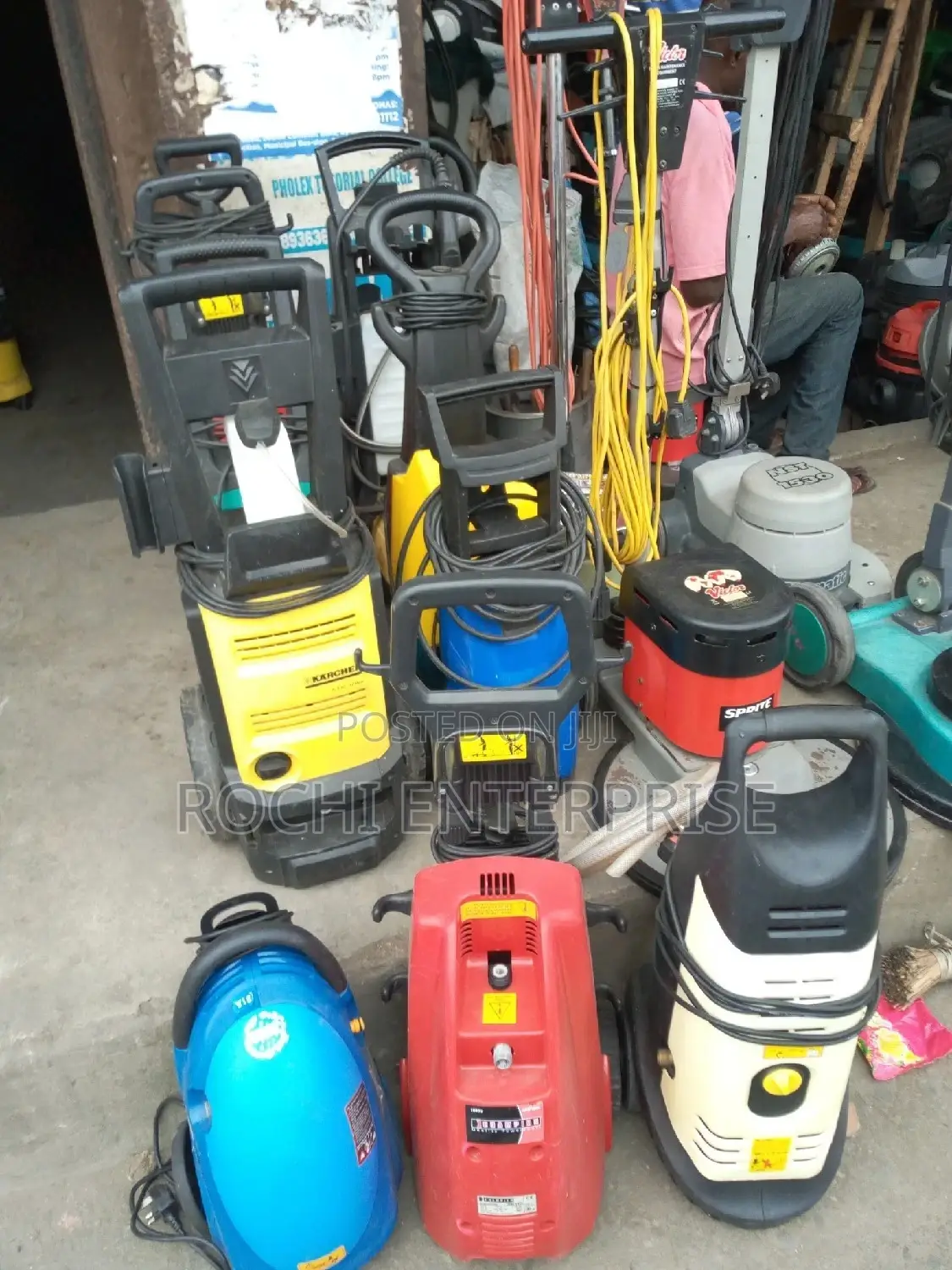 High Pressure Car Washer, Scrubber, Tiles Washer Car Wash