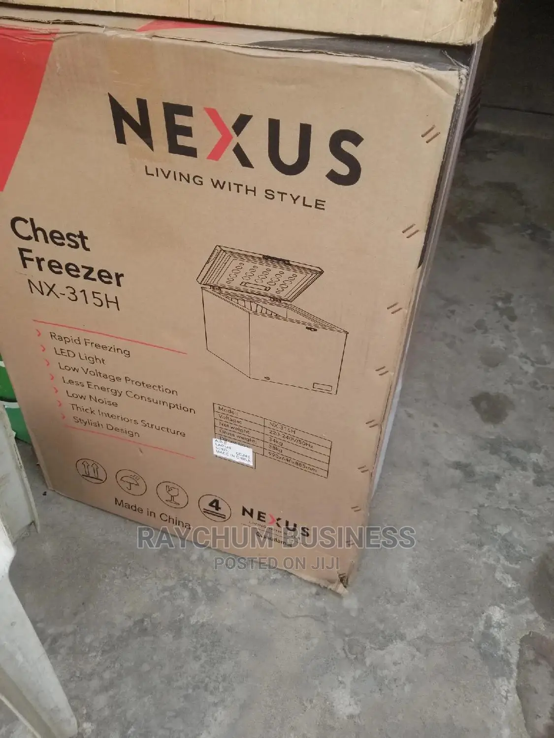 Nexus NX-315 Fast Freezing Freezer