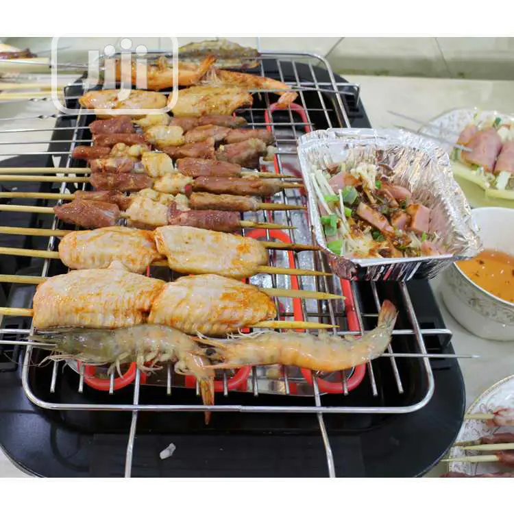 Smokeless Electric BBQ Grill Non-Stick Pan Hot Plate