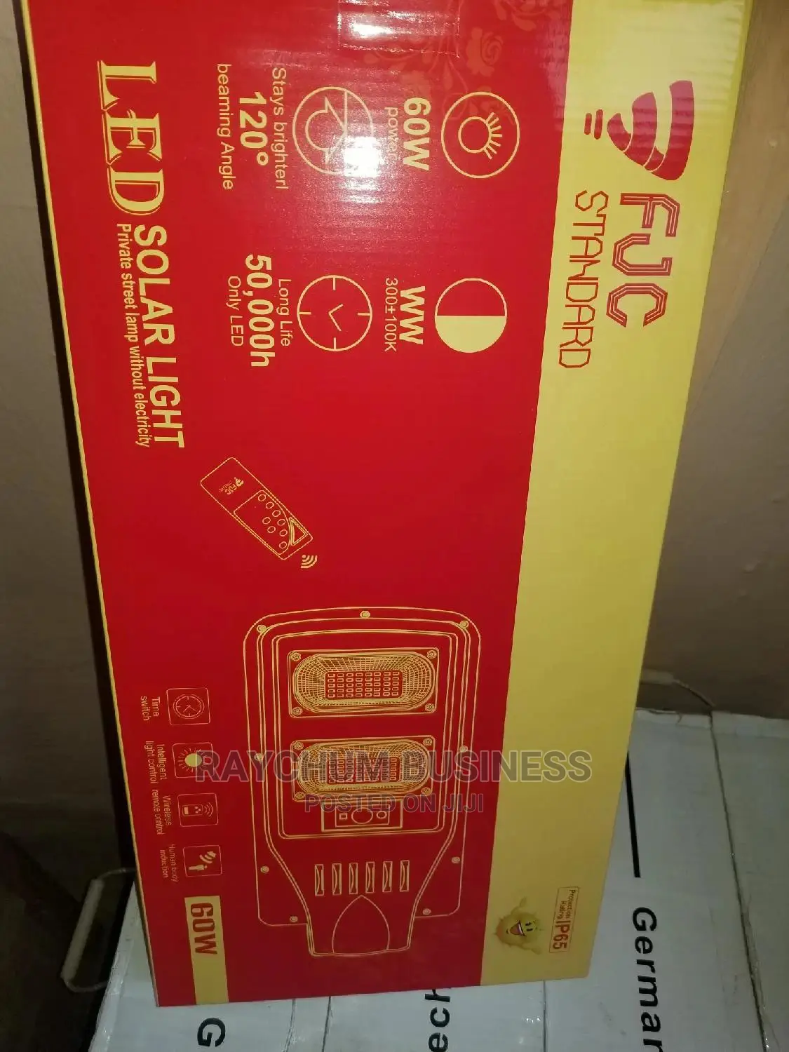 FJC All In One Solar Street Light 60w Complere 60w
