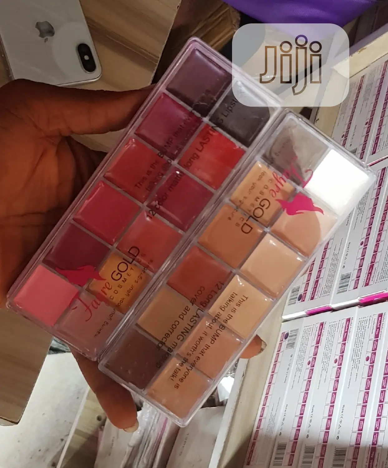 Fayre Gold Lip Pallet and Concealer