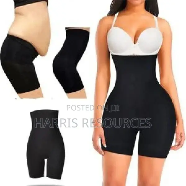 Magic High Girdle Waist Shapewear Tight - Black