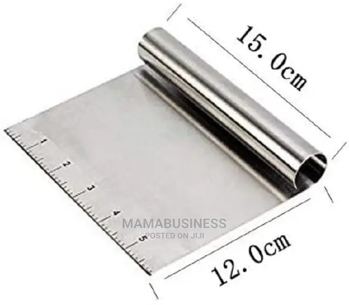 Stainless Steel Multi-Purpose Pastry Scraper Chopper With