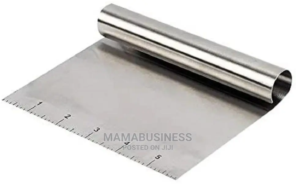 Stainless Steel Multi-Purpose Pastry Scraper Chopper With