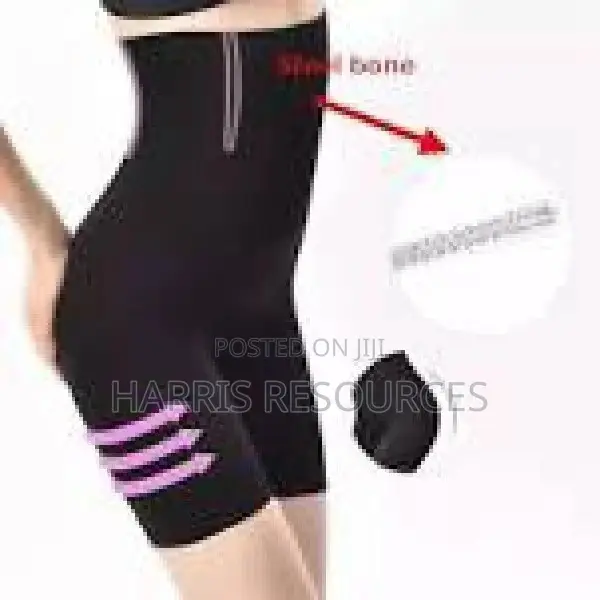 Magic High Girdle Waist Shapewear Tight - Black