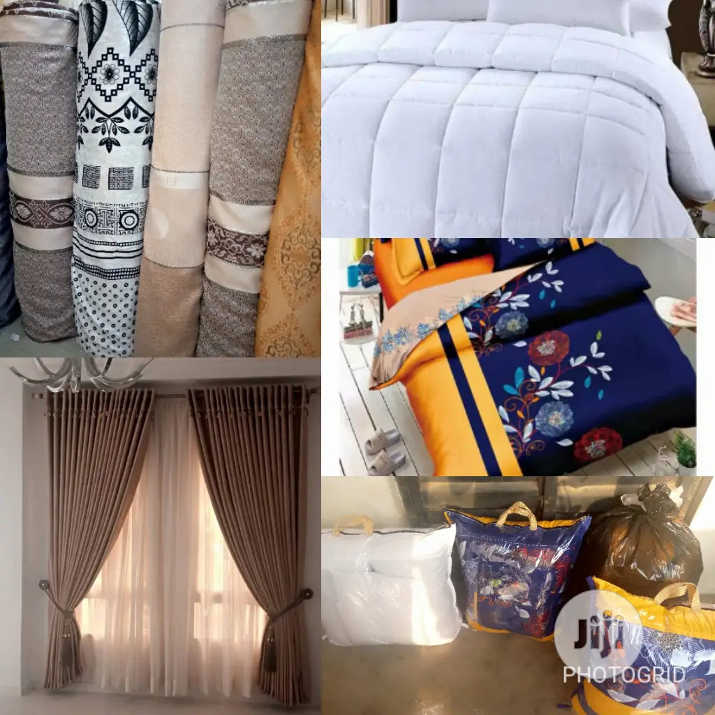 Bedsheet and Curtains