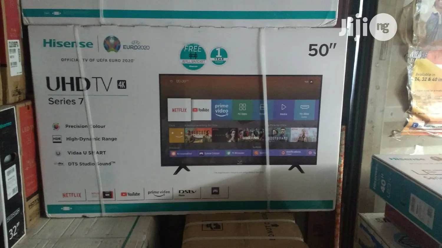 Hisense 50" A6 Series Uhd Smart Led Tv 50a6k (1yr Warranty)