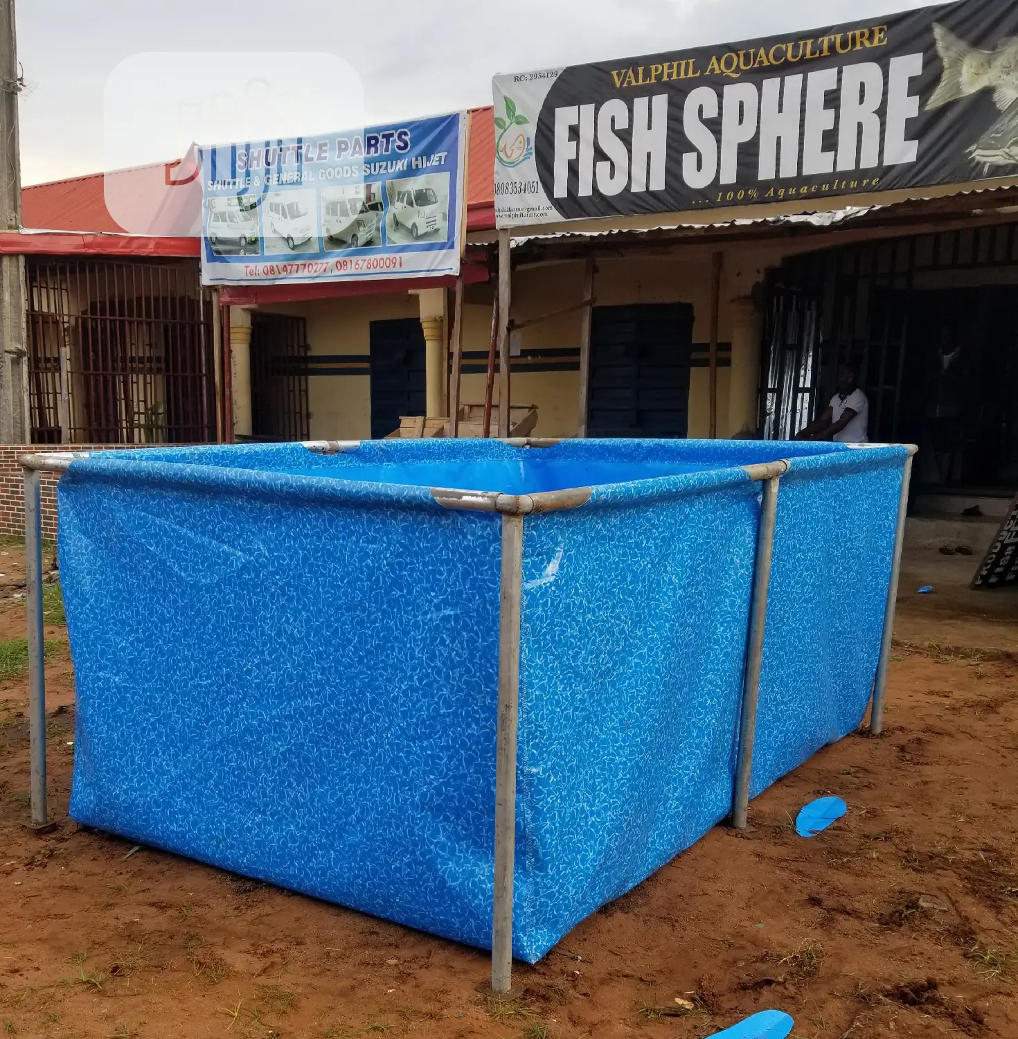 First Grade Tarpaulin Fish Ponds.