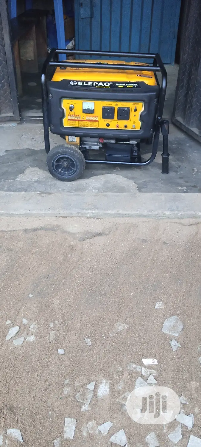 Fairly Used 2.8KVA ELEPAQ SPG3000E2 Generator With Receipt