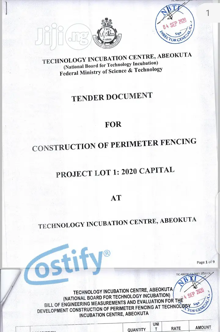 QS, Project Costing, BOQ, Schedules - Costify