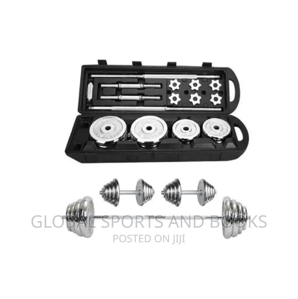 50kg Chrone Dumbell and Barbells Set