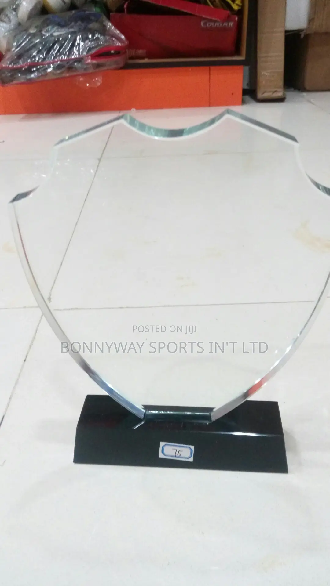 Presentation Award Logo At Bonnyway Sports Int'l Ltd
