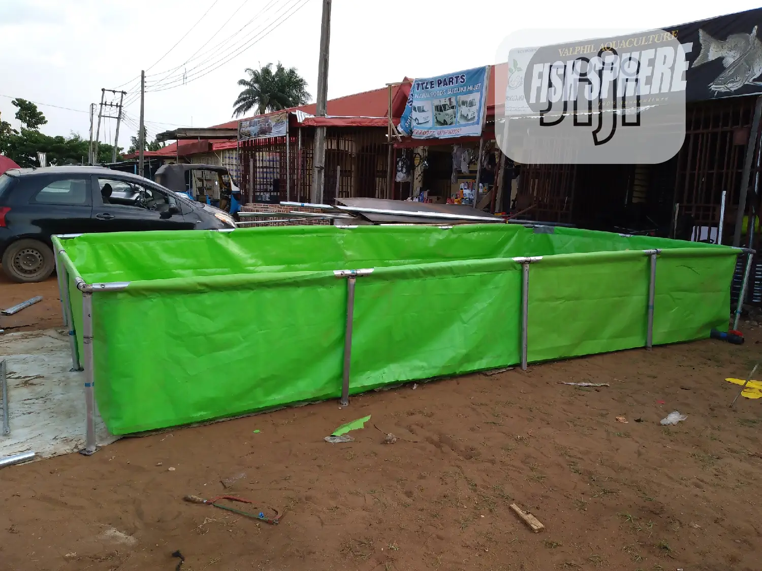 Lemon Tarpaulin Fish Pond