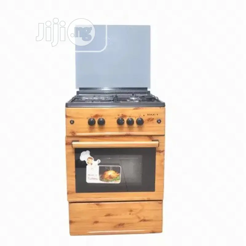 Maxi 6060 3gas + 1electric Wooden Gas Cooker