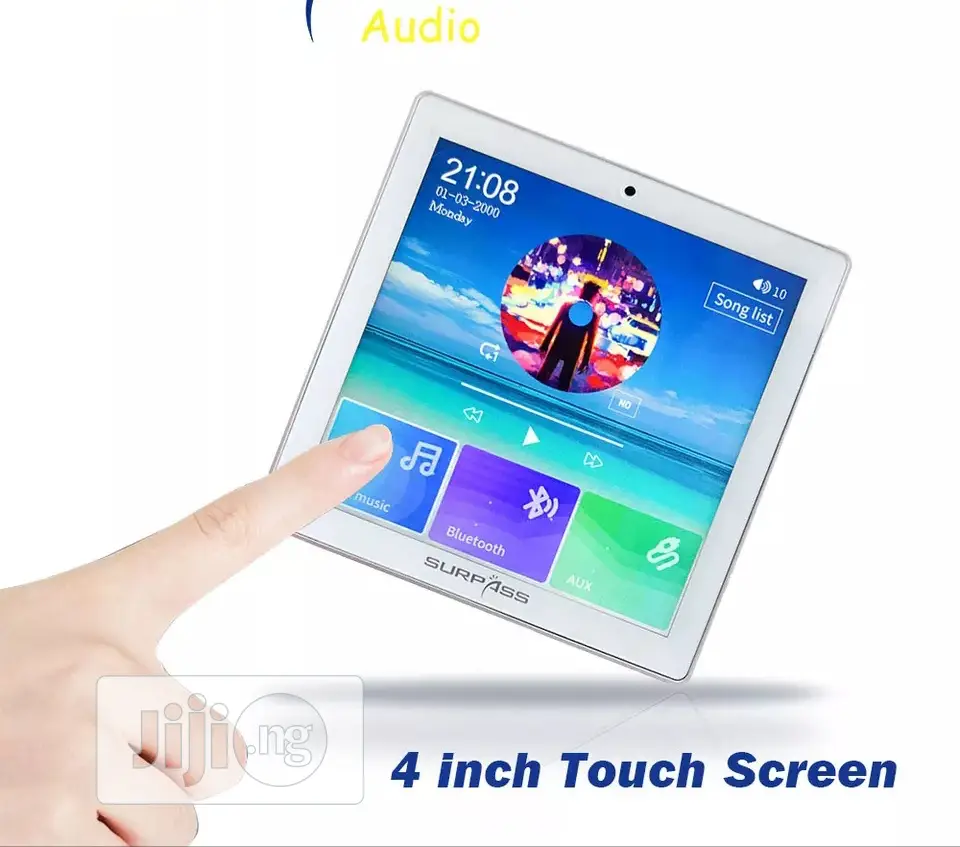 Screen Touch Bluetooth Ceiling Speaker Amplifier With Remote