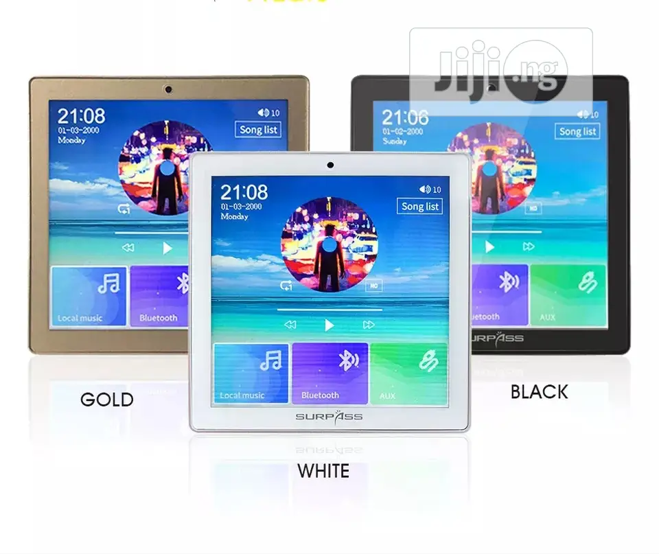 Screen Touch Bluetooth Ceiling Speaker Amplifier With Remote