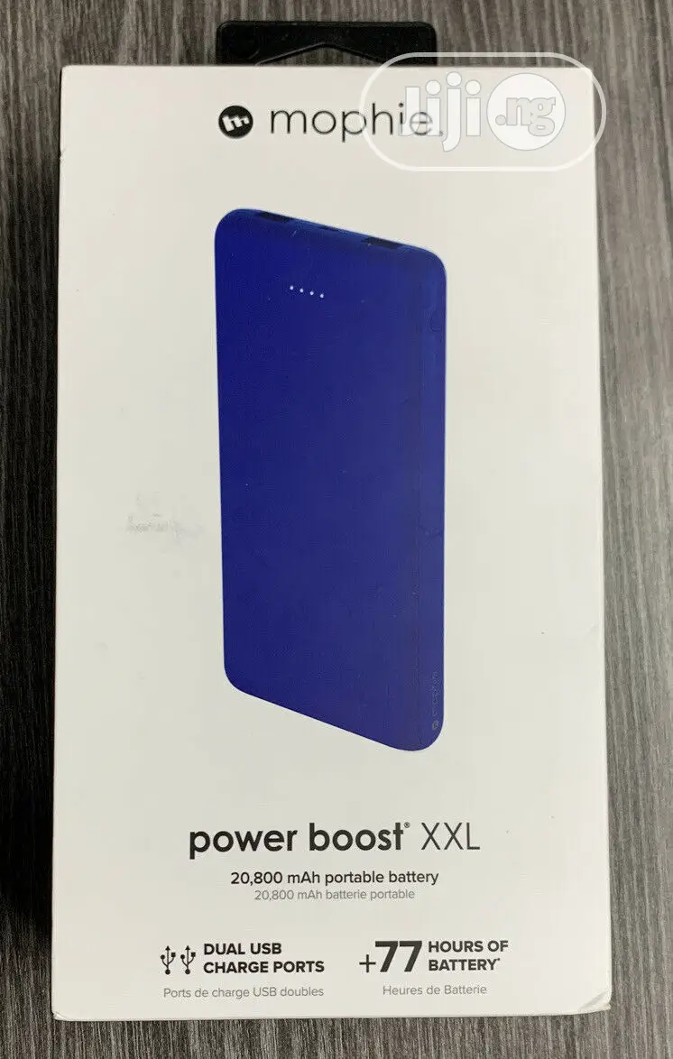 Mophie Power Boost XXL Portable Charger + 20800mah Capacity
