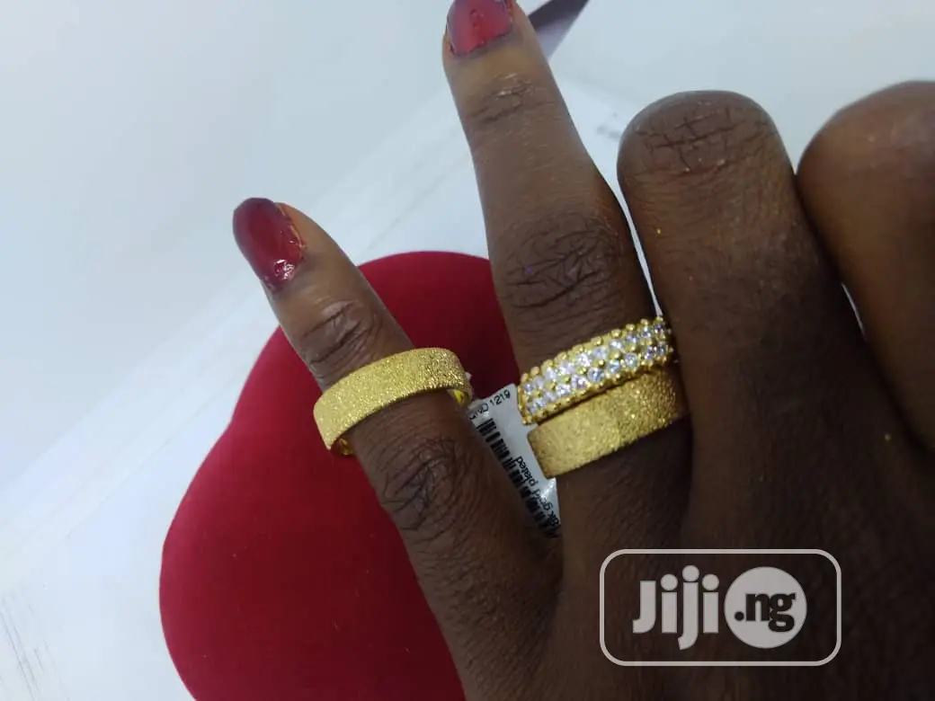 Real Romanian Gold Set of Wedding Ring 0001- Gold