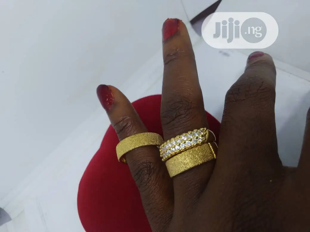 Real Romanian Gold Set of Wedding Ring 0001- Gold