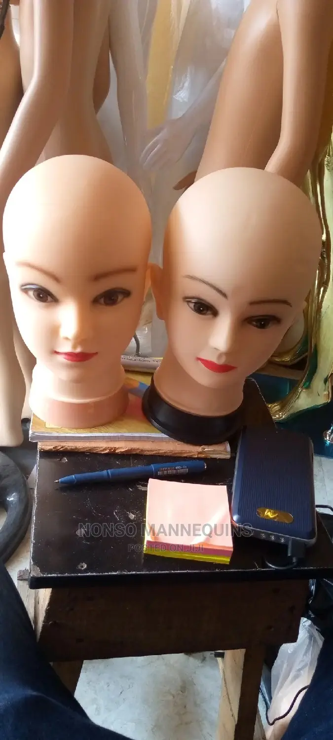 Mannequin Heads for Turbans, Wigs Etc