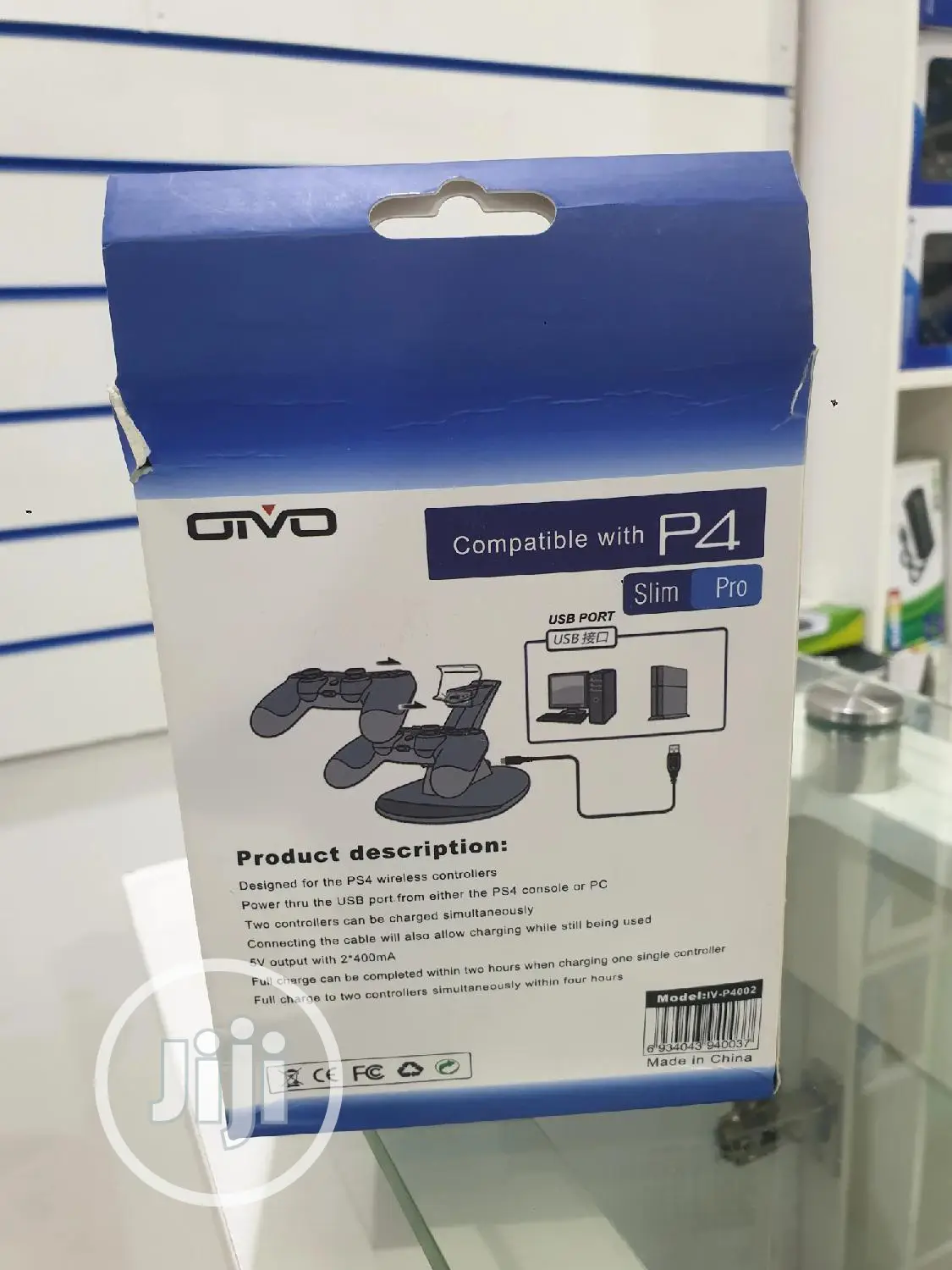 Dual USB Charging Dock Station for Playstation 4 Controller