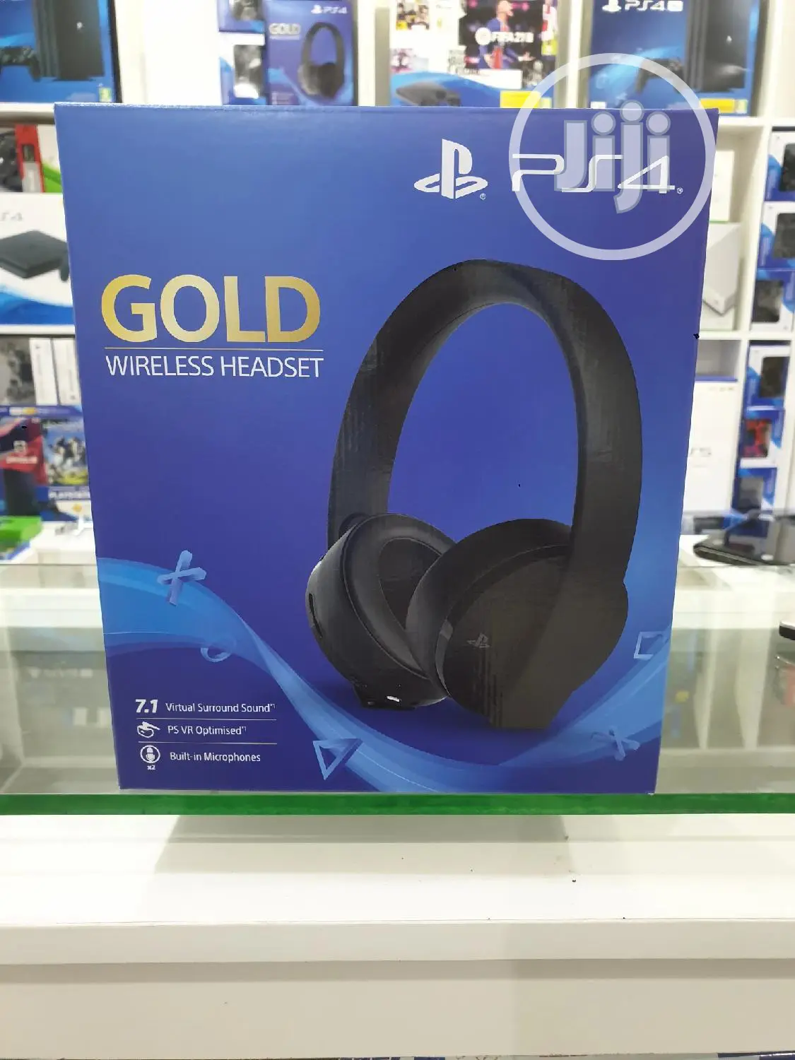 Playstation PS4 Gold Wireless Headset 100% Original Quality