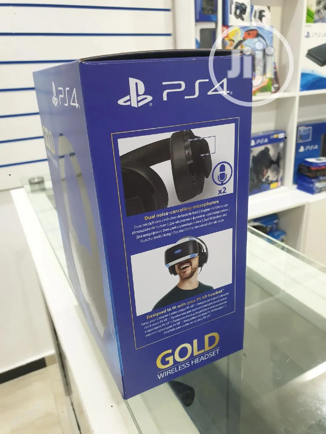 Playstation PS4 Gold Wireless Headset 100% Original Quality
