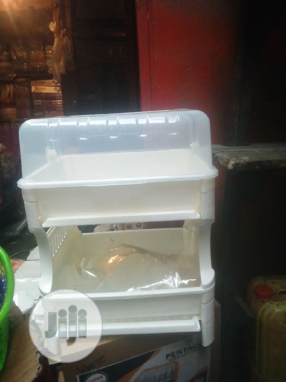 Dish Rack With Cover