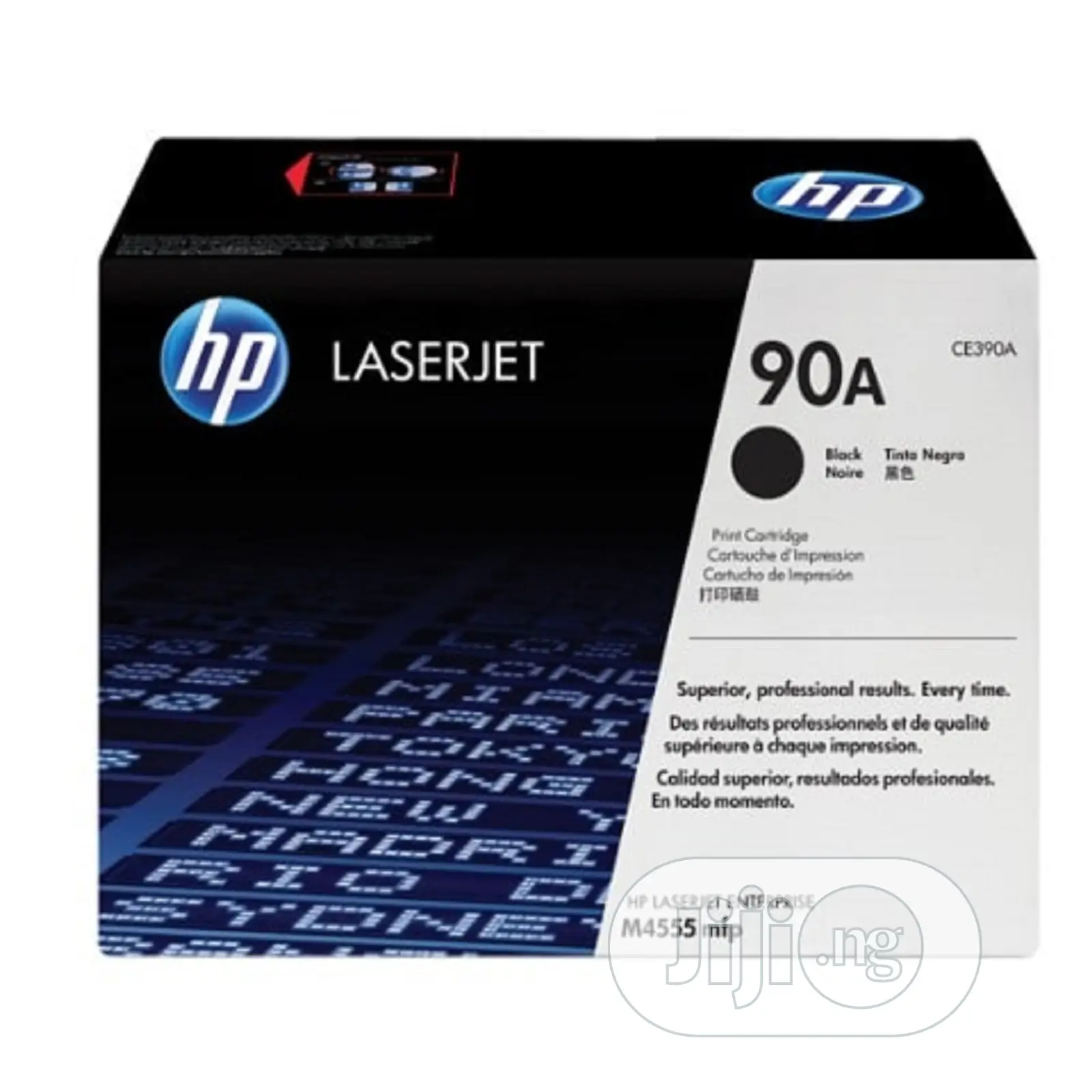 HP 90A Black Original Laserjet Toner Cartridge (CE390A)