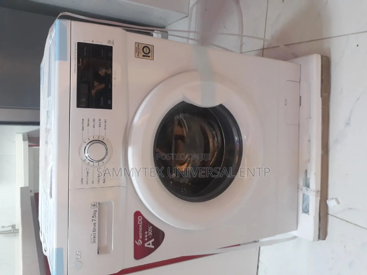 New Lg Front Loader 7.5kg Washing Machine Wit 2yrs Warrnty