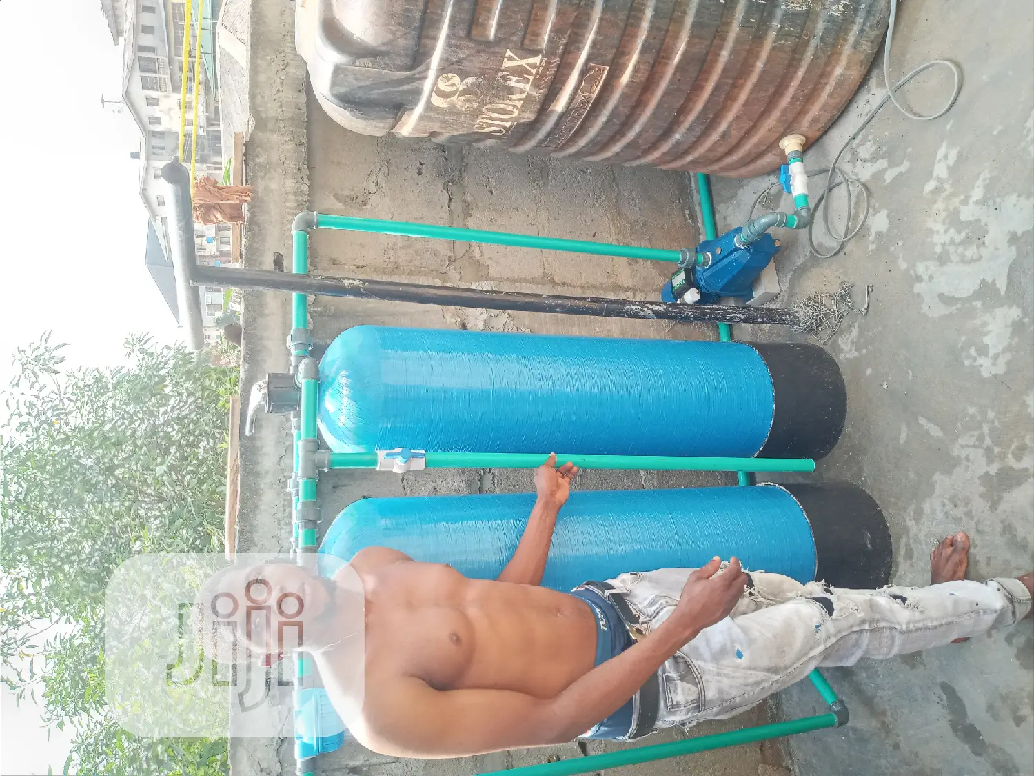 Water Treatment Plant Fiber Glass 13inches