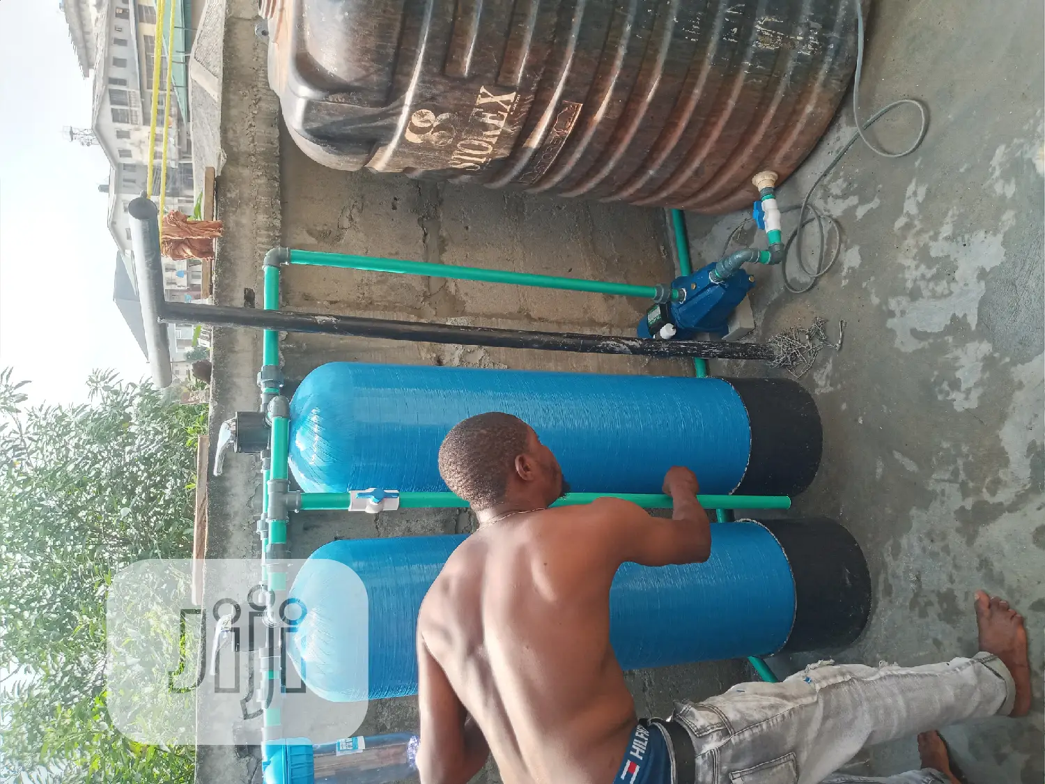 Water Treatment Plant Fiber Glass 13inches