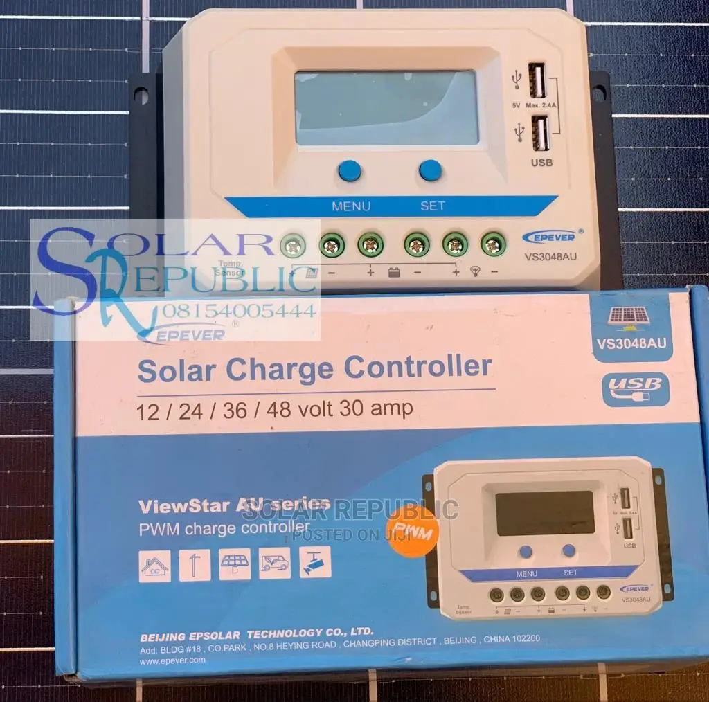 30A 12v-48v Epever PWM Controller