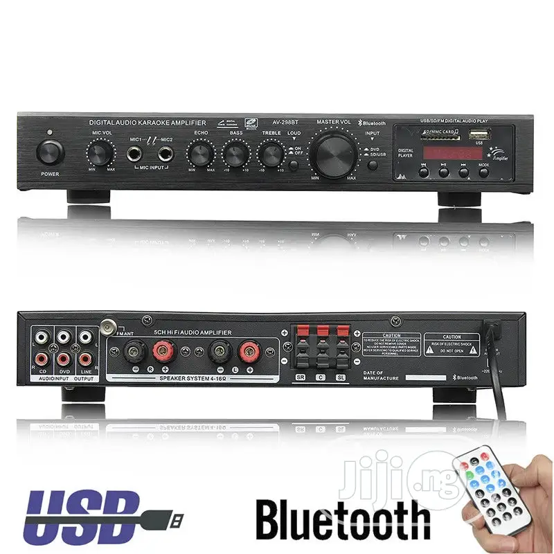 5 Channels Bluetooth Amplifier for Home/Office Use